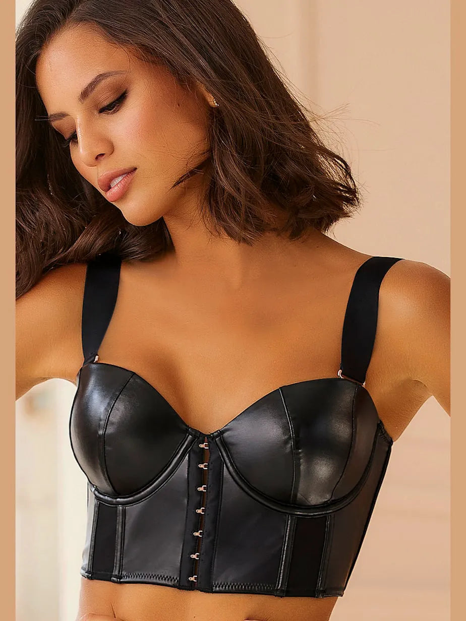 Corsage seductive bra long with straps removable