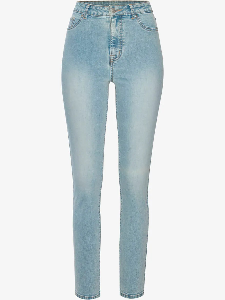 Jegging skinny waist haute in denim extensible with 5 pockets