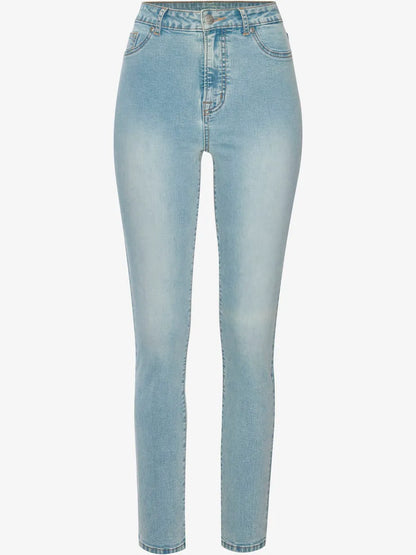 Jegging skinny waist haute in denim extensible with 5 pockets
