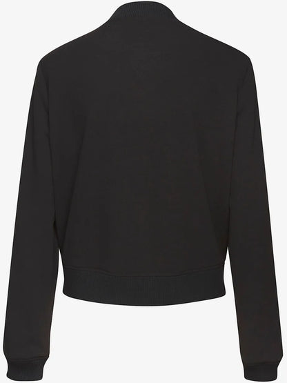 Bomber with collar montant and pockets fendues casual