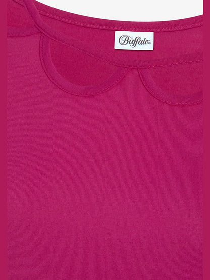 T-shirts with sleeves courtes neckline ronde with cut-outs trendy