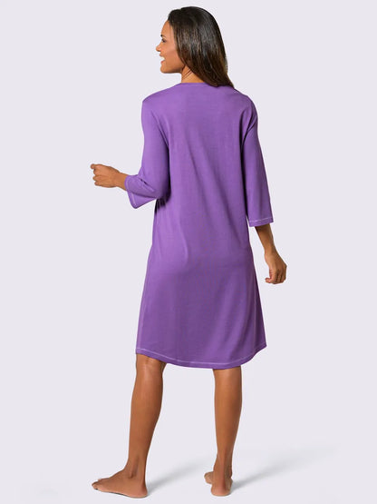 Chemises of nuit jersey fin