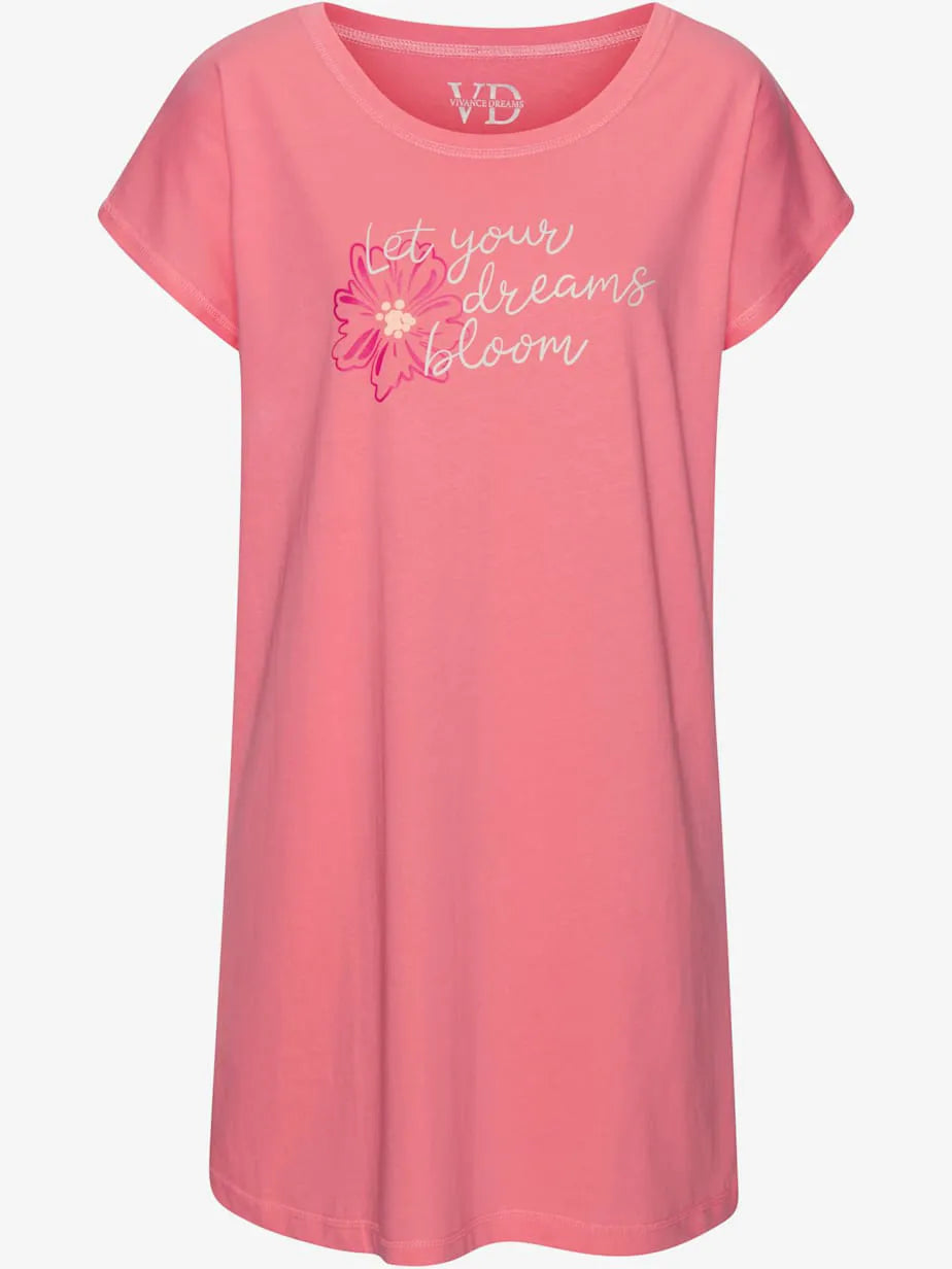 shirt of nuit with joli printed front