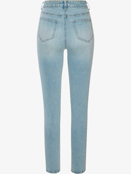 Jegging skinny waist haute in denim extensible with 5 pockets
