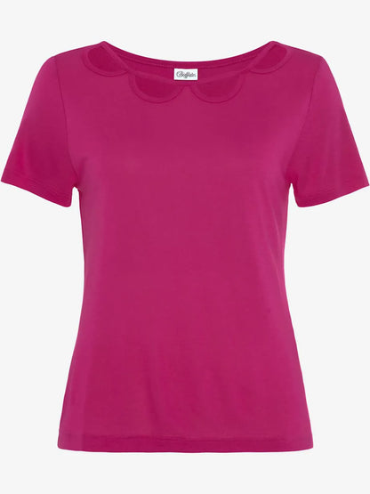 T-shirts with sleeves courtes neckline ronde with cut-outs trendy